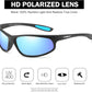 FAGUMA Polarized Sports Sunglasses For Men Cycling Driving Fishing UV400 Protection