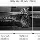 3 Panels Mindset is Everything Motivational Canvas Wall Art Inspirational Entrepreneur Quotes Poster Print Artwork Painting Picture for Framed Home Decoration Living Room office bedroom 36''W x 16''H