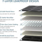 L'AGRATY Weighted Lap Blanket 7lb: Small Weighted Blankets for Adults Portable Travel - Cooling Pad Blanket for Relaxation Sleeping - Cozy Lap Washable All-Season(29" x 24")