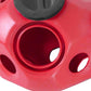 Cute 15.7" Horse Treat Ball, Carrot Feeding Toy Ball Multifunctional Hanging Treat Snack Ball for Horse Stable Stall Paddock Rest, Red