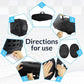 Collapsible Cat Carrier Hard, Travel Pet Carriers Bag for Small Dogs for Car Travel with Ventilation Guinea Pig 2 Small Cats Carrier Cage Dog Crate (Black)