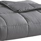 Weighted Blanket (15lbs 60"x80" Queen Size) Cooling Breathable Microfiber Material with Glass Beads Big Heavy Blanket for Adult All-Season Summer Fall Winter Soft Thick Comfort