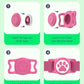 IP68 Waterpoof Dog Airtag Holder, Stretchy Silicone Full Body Covered Apple Air Tag Holder for Dog Cat Collar Fit All Width Collar (Pink/Rose, 2 Pack)