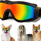 Medium Dog Sunglasses with Adjustable Strap UV Protection, Winproof Puppy Sunglasses, Suitable for Dogs Eyes Protection，Soft Dog Goggles