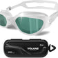COPOZZ Swim Goggles Adult Women, Swimming Goggles for Women & Men, Anti-Fog No Leaking UV Protection for Adult