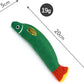 Cat Toys for Indoor Cats, 3 Catnip Fish Kicker with Little Bell Sound and Bonus Rope Toy, Soft and Durable Interactive Cat Fish for Kitten Exercise, Teething, and Play