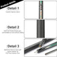 CROWN ME Carbon Fiber Pool Cue Stick, 12.5mm Tip Soft Grip Billiard Carbon Fiber cue, Weight 20OZ Cue Stick, 58" Pool Table Sticks
