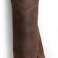 Back Arrow Archery Quiver, Vintage Holder for Shooting Practice, Training, Full Grain Leather, Handmade Archer Accessories, Bourbon Brown