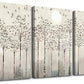 Trees And Birds Abstract Paintings Canvas Prints Wall Art For Bedroom Bathroom Wall Decor Office Artworks Pictures Wall Decorations For Living Room,3 Piece Sunrise And Sunset Modern Home Decoration