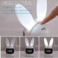Kids Alarm Clock for Kids, Bunny Alarm Clocks for Girls Boys, White Kid Alarm Clock with Ringtones & Night Light Rechargeable Snoozing