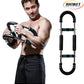 BIGWET Arm Trainer, 60~130LB Adjustable Spring Workout Bar, Forearm Triceps Chest Enhanced Exercise Strengthener,Portable Home Fitness Equipment