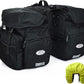 ZTZ Bike Bags for Bicycles Rear Rack, Waterproof Rear Bike Rack Bag with Rain Cover and Reflective Trim