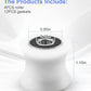 Total Trainer Rollers Wheels Set of 4 Fit for Models DLX DLX II DLX III Adv DLX Pilates Pilates Pro 2500 3000 4000 570 2000, White