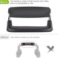 BeneLabel Push Up Bars, Pushup Stands, Anti-Slip Soft Plastic Push Up Handles, Bottom Anti-Slip Pad, Stainless Steel Support Frame, Strength Training Equipment, Perfect for Floor Workout Exercise
