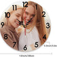 Generic Custom Clocks for Walls Personalized Wall Photo Customized Round Clock for Birthday Wedding Present Family Friends Gifts, 12x12Inch