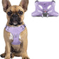 Dog Harness Step in Dog Vest Harness, Reflective Adjustable Puppy No Pull Harness Breathable Soft for Small and Medium Dogs Cats, Violet Purple, S