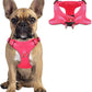Dog Harness Step in Dog Vest Harness, Reflective Adjustable Puppy No Pull Harness Breathable Soft for Small and Medium Dogs Cats, Pink, S