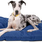 K9 Ballistics Tough Rectangle Pillow XXL Dog Bed - Removable Cover, Washable, Durable & Water Resistant Dog Bed Made for XX-Large Big Dogs 68"x40" Blue Quarz