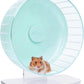 Niteangel Super-Silent Hamster Exercise Wheels: - Quiet Spinner Hamster Running Wheels with Adjustable Stand for Hamsters Gerbils Mice Or Other Small Animals (L, Mint Green)