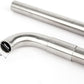 LANDEN 304 Stainless Steel Lily Pipes with Clamps for Rimless Glass Aquarium, Inflow and Outflow Set (Pipe Diameter 12mm)…