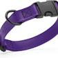 Dogline Biothane Waterproof Dog Collar with Quick Release Buckle Strong Coated Nylon Webbing with Odor- Proof for Easy Care Easy to Clean Fits Small Medium Large Dogs, Purple 3/4" W 12-19" L