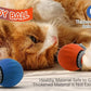 Speedy 3.0 Tail Upgrade Speedy 3.0 Tail Cat Toy,2025 New Turbo Smart Interactive Cat Ball for Indoor,Automatic Moving Smart Toys withTail Two Speed Adjustment (Blue+Orange, 2PC)