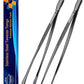 JETKONG 2 Pcs 12-Inch Food Tweezer Tongs, Stainless Steel Kitchen Tweezer Cooking Tweezers (Black)
