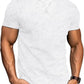LOGEEYAR Men's Athletic Washed T-Shirts Basic Crew Neck Tees Tops Causal Distressed Cotton T Shirts for Men