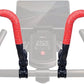 Handlebar Extender for Peloton Indoor Exercise Bikes, 1 Pair of Ultimate Handlebar Extension of Peloton Accessories (Sheep-horn (with Red Tapes & Grips))