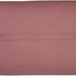 Rectangular Yoga Bolster Pillow, 18" x 12" x 6", Pink Cotton