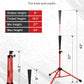 Gonex Baseball Softball Practice Hitting Batting Tripod Stand Rubber Tee Collapsible Portable with Carrying Bag