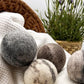 Fluff Ewes Wool Dryer Balls 6 Pack Premium New Zealand Wool Laundry Balls for Dryer, No Static Dryer Balls Laundry Reusable Cute, XL Wool Dryer Balls Cute, Baby Dryer Balls for Dryers - Marble