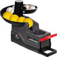 Furlihong 691BH Baseball Softball Toss Machine, Foot-Operated, No Power Needed, 4 Adjustable Gears, Includes 2 Ball Chutes, 1 PU Baseball & 1 PU Softball