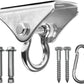 Yes4All Punching Bag Hanger, Stainless Steel Swivel Chain with 4 Snap Hooks for Heavy Bag, Gym Swing, Trapeze, and Hammock