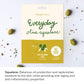 FACETORY K Beauty Face Mask Skin Care - Everyday OLIVE Skin Balancing Sheet Mask | Plant-Based with Squalane Oil (10 Pack)