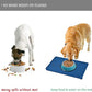 Waterproof Pet Feeding Mat with High Raised Edges, Heavier and Thicker Placemats for Cat Dog Water Bowl with BPA Free, Dogs Cats Food Mats for Messy Drinkers to Prevent Spill and Protect Floors
