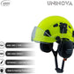 UNINOVA Arborist Helmet Forestry Helmet Chainsaw Helmet with Visor and Earmuffs,OSHA Safety Hard Hat Helmet for Logging Trimming Mowing Climbing Tree Service Garden Work