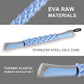 Muscle Roller,EVA Material, Massage Roller Stick for Athletes and Office Workers, Relieves Muscle Tension and Pain(EVA Blue)