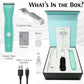 Hornet Mini Trimmer - Compact and Portable Pet Trimming Clippers for Grooming - Low Noise, Rechargeable Cordless Dog Hair Grooming Clippers - Teal