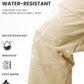 TBMPOY Men's Snow Ski Hiking Pants Waterproof Winter Fleece Lined Pants Camping Skiing Ice Fishing Pants with Belt