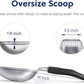 WePet Cat Litter Scoop, Aluminum Alloy Sifter, Kitty Metal Scooper, Deep Shovel, Long Handle, Poop Sifting, Kitten Pooper Lifter, Durable, Heavy Duty, for Litter Box