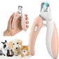 Cat Dog Pet Nail Clippers with Light, Llluminates Cat Dog Nails or Bloodline,Safety Pet Nail Clipper for Dogs, Cats, Rabbits Sharp No Nail Splitting (Pink)