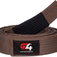 G4 VISION Jiu Jitsu Belt BJJ Belts Brazilian Adult A1 A2 A3 A4 Black Brown Purple Blue White