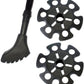 Replacement Rubber Tips Set for Trekking Pole Walking Hiking Sticks Tips Protectors