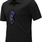 TBMPOY Men's Polo Shirts with Pocket Short Sleeve Quick Dry Casual Sports Outdoor Golf Shirt