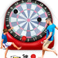SWOOC Games - XL Giant Kick Darts (Over 8ft Tall) with 15+ Games Included - Jumbo Soccer Darts w/Air Pump - Big Inflatable Games - Carnival Games - Giant Outdoor Games & Activities - Giant Yard Games