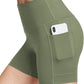 baleaf Women's 8"/ 5"/ 3" Biker Shorts High Waist Yoga Workout Gym Running Volleyball Spandex Shorts with Pockets