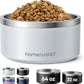 Homerunpet Double Wall Stainless Steel Dog Bowls, Non-Slip Base, Dishwasher Safe, Durable Pet Food & Water Bowl for Dogs & Cats(32oz, Steel Blue)