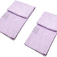 Eunzel 2 Pack Hot Yoga Hand Towel, Super Absorbent Suede Sweat Towel for Hot Yoga, Pilates and Workout 16" x 26.5",Taro Purple