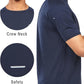 NORTHYARD Men's Athletic Running T-Shirts Quick Dry Workout Shirts Short-Sleeve Sports Gym Tee Tops Performance Activewear